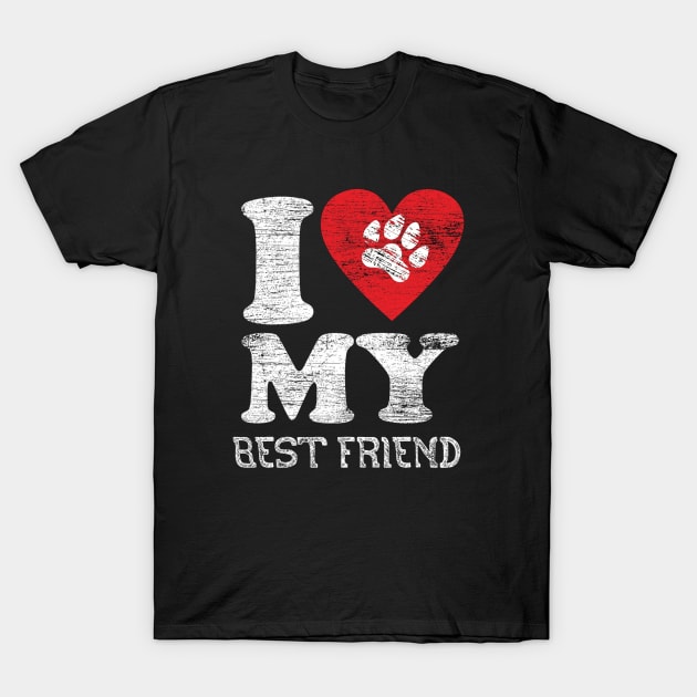 I Love My Best Friend T-Shirt by Mishka